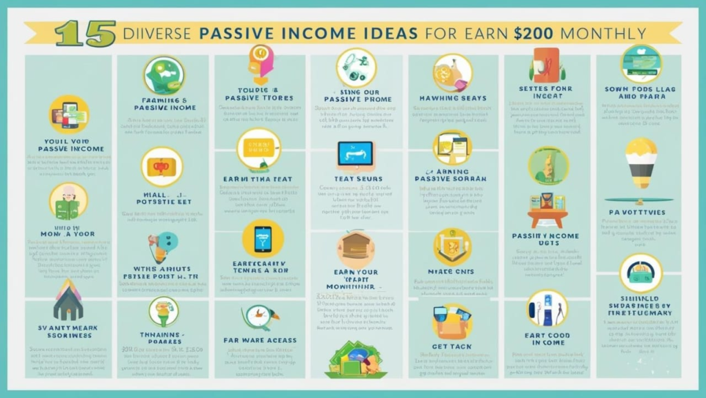 Best passive income ideas to earn $200 monthly