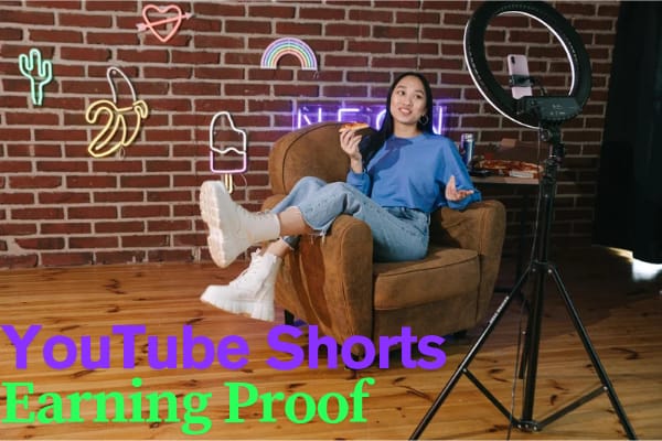 YouTube shorts earning proof