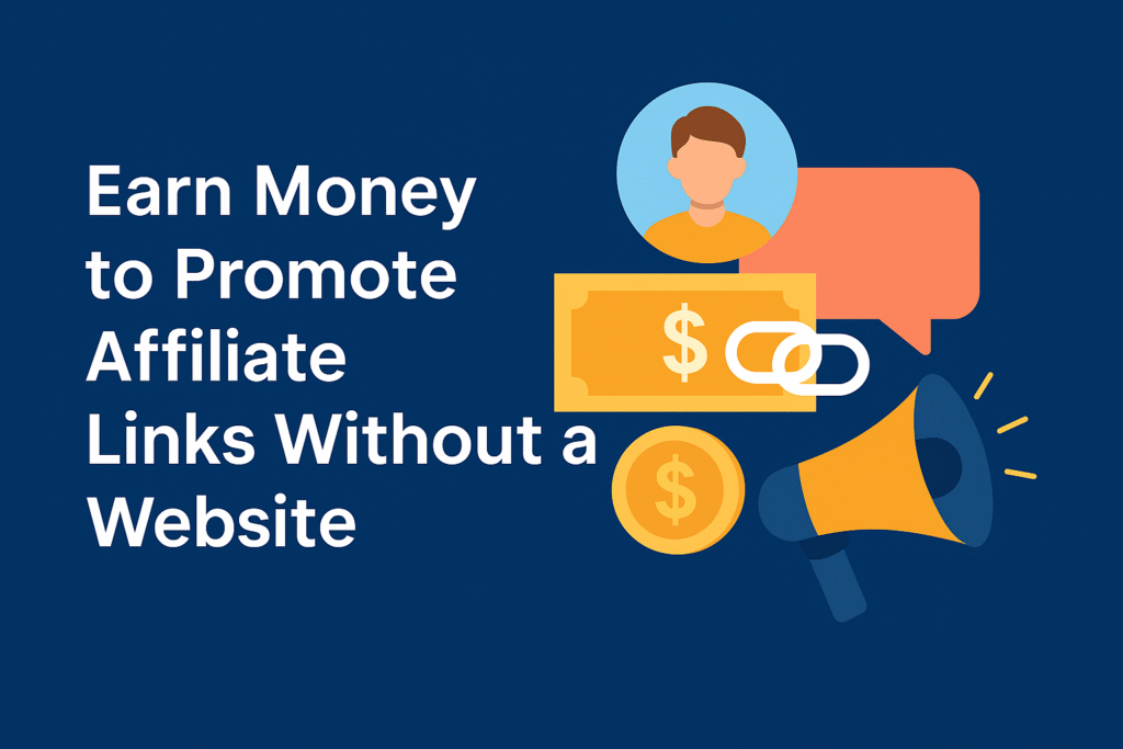 Earn Money to Promote Affiliate links without a Website