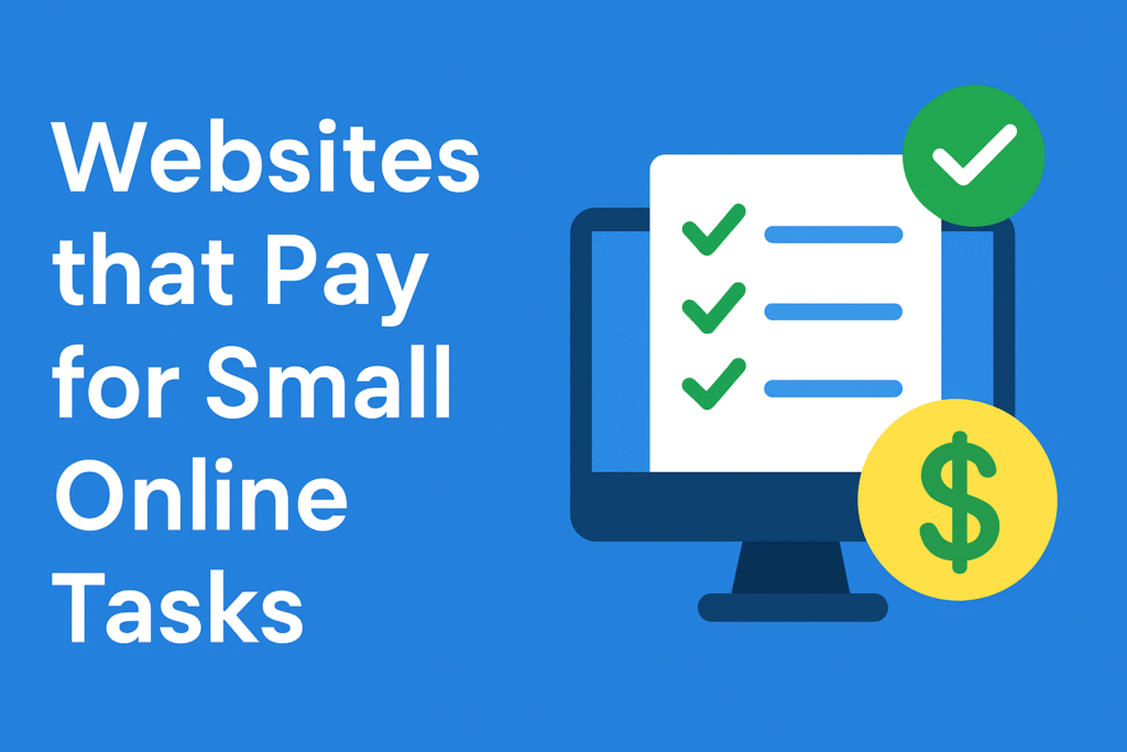 Websites that Pay for Small Online Tasks