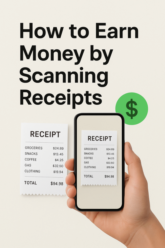 How to Earn Money by Scanning Receipts
